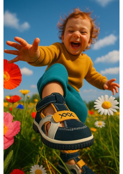 Erkek Bebek Sandalet Erkek Bebek Ortopedik Sandalet Erkek Bebek Sandaleti Ilk Adım Sandalet