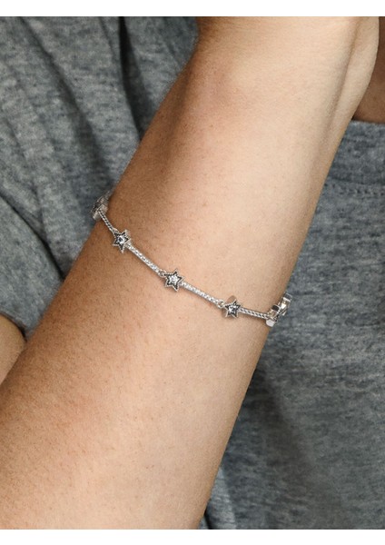 Pandora Göksel Yıldızlar Bileklik 925 Ayar Gümüş modelleri