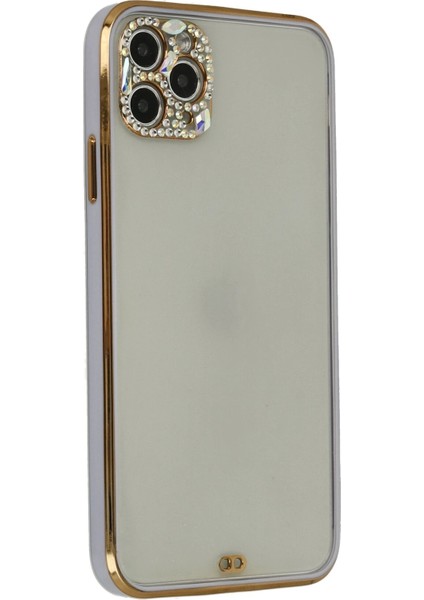 Iphone 11 Pro Kılıf Liva Taşlı Silikon - Mor Arbkd fiyatları