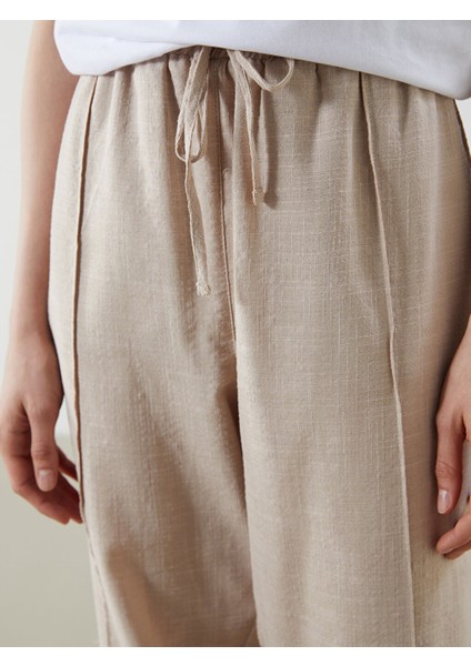 Yeni Sezon Beli Lastikli Kadin Pijama Alti - S5JN68Z8 modelleri