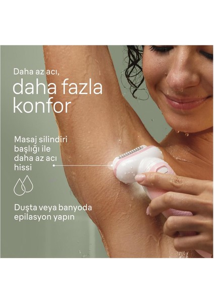 Silk-Épil 9 9-000 Kablosuz Epilatör – Islak ve Kuru Kullanıma Uygun, Hassas ve Etkili Tüy Alma