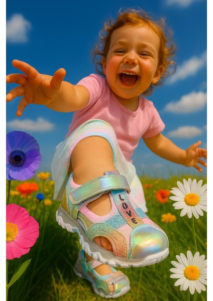 Kız Bebek Sandalet Kız Bebek Ortopedik Sandalet Kız Bebek Sandaleti Ilk Adım Sandalet