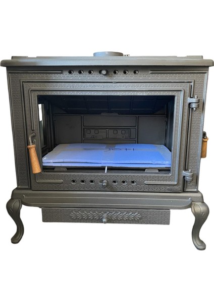 Tds Tam Döküm Şömine 3 Tarafı Cam Yeni Model