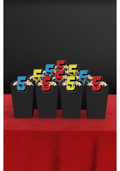 Süper Kahraman Temalı 5 Yaş 10'lu Mısır Kutusu