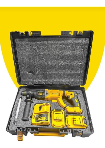 Süper Sarı Şarzlı Hilti 36WATT 2 Adet Akülü Set
