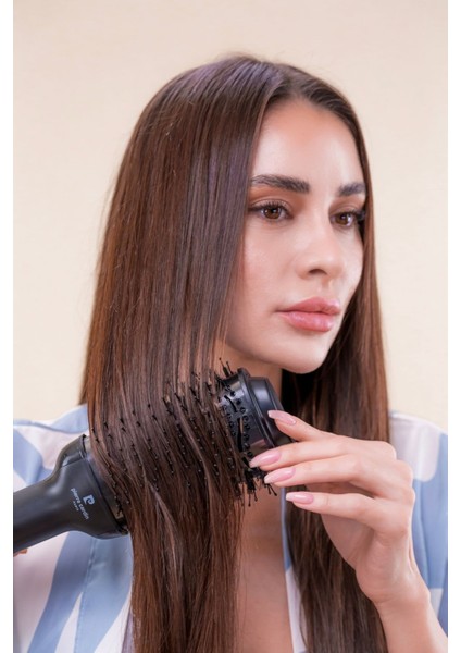 Kahverengi Saç Şekillendirici, Kullanışlı ve Şık Tasarım, Kolay Kullanım