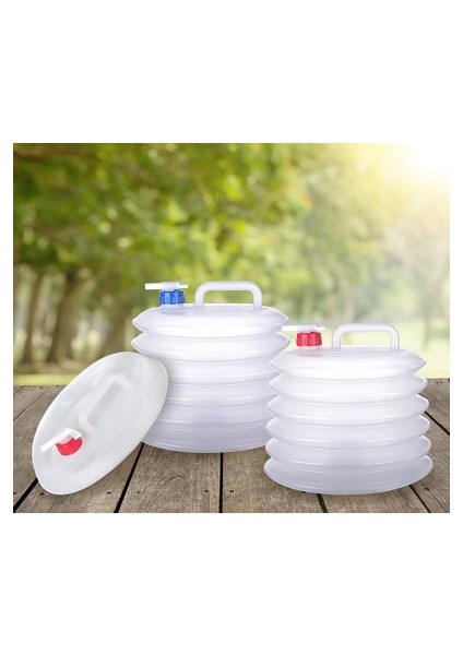 Fda Akordiyon Musluklu Katlanır Su Bidonu 10 Lt-Findit