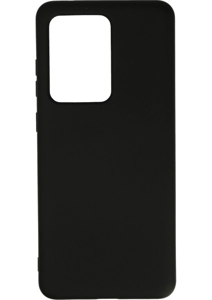 Samsung Galaxy S20 Ultra Kılıf Nano Içi Kadife Silikon - Siyah Arbkd