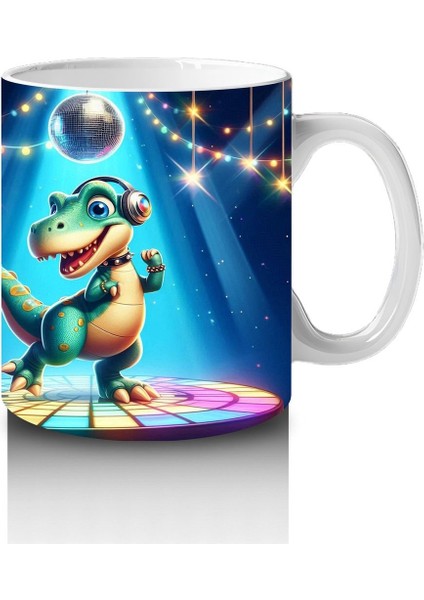 Çocuklara Sütü Sevdiren Disko Dinozor Kupa Bardak modelleri