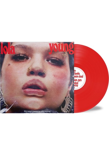 Lola Young - This Wasn't Meant For You Anyway (Standard Edition - Transparent Red Vinyl) - Plak fiyatları