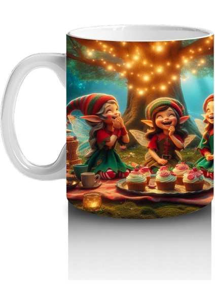 Çocuklara Sütü Sevdiren Peri Ormanı Kutlaması Kupa Bardak