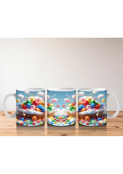 Çocuklara Sütü Sevdiren Neşeli Balon Sepeti Kupa Bardak fırsatları