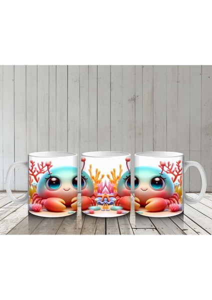 Çocuklara Sütü Sevdiren Mercan Resifi Yengeci Kupa Bardak indirimleri