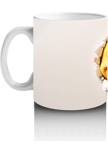 Çocuklara Sütü Sevdiren Neşeli Patlayan Yüz Kupa Bardak