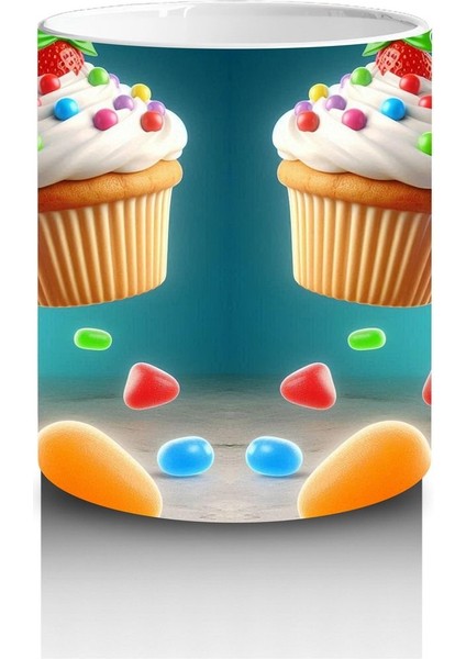 Çocuklara Sütü Sevdiren Şeker Robotlu Cupcake Kupa Bardak fiyatları