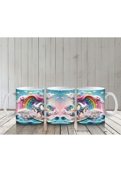 Çocuklara Sütü Sevdiren Gökkuşağı Dalga Şöleni Kupa Bardak indirimleri