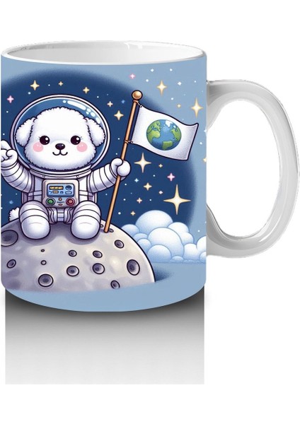 Çocuklara Sütü Sevdiren Astronot Ayı Kupa Bardak modelleri
