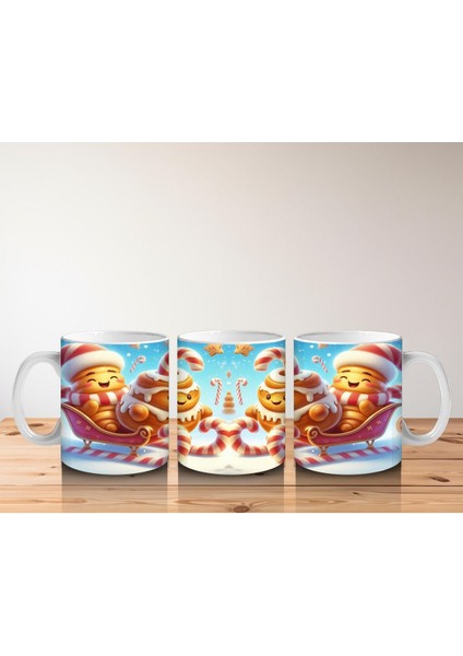 Çocuklara Sütü Sevdiren Kızaklı Kurabiye Neşesi Kupa Bardak fırsatları