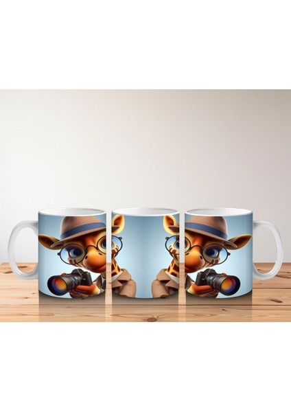 Çocuklara Sütü Sevdiren Dedektif Zürafa Kupa Bardak fırsatları