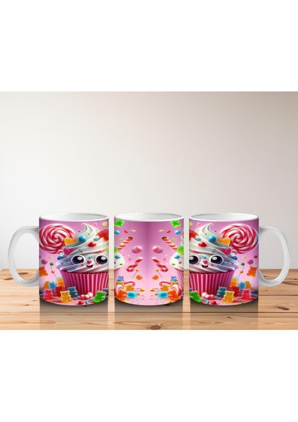 Çocuklara Sütü Sevdiren Şeker Patlamalı Cupcake Kupa Bardak fırsatları