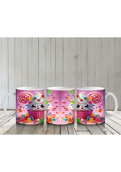 Çocuklara Sütü Sevdiren Şeker Patlamalı Cupcake Kupa Bardak indirimleri
