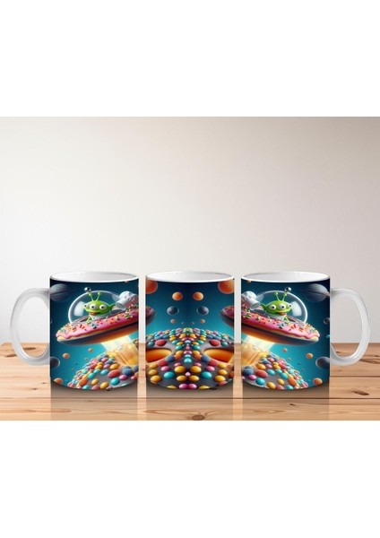 Çocuklara Sütü Sevdiren Şeker Gezegeni Uzaylı Kupa Bardak fırsatları