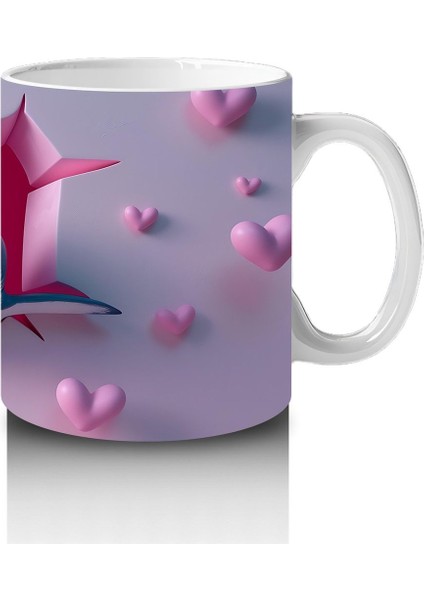 Çocuklara Sütü Sevdiren Kalp Yağmurlu Köpekbalığı Kupa Bardak modelleri