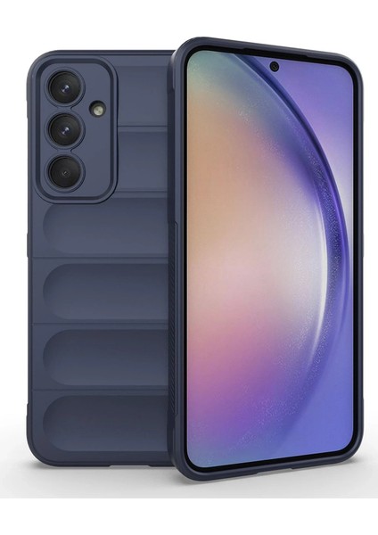 Samsung Galaxy M14 5g Kılıf Optimum Silikon - Lacivert Arbkd