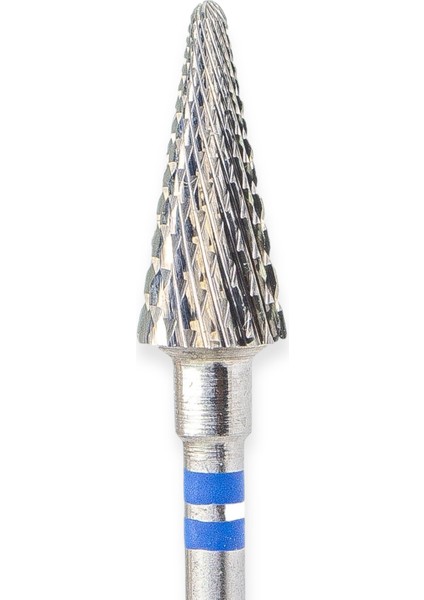 Sol El Manikür Çıkarma Çelik Törpü Ucu Mavi Koni FKDEL-060C