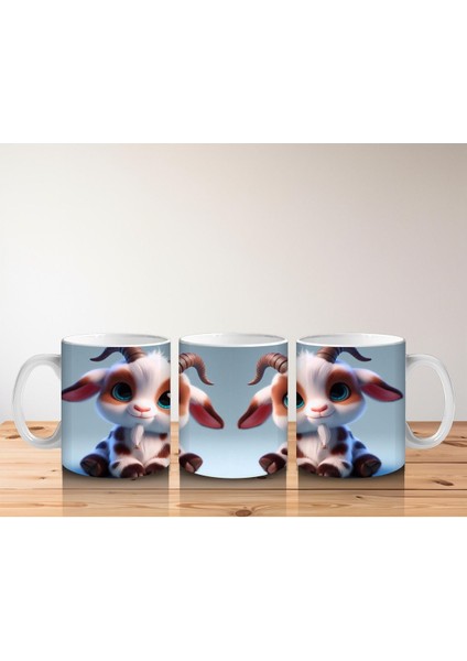 Çocuklara Sütü Sevdiren Neşeli Dağ Keçisi Kupa Bardak fırsatları