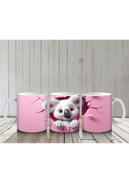 Çocuklara Sütü Sevdiren Kalp Çatlağından Bakan Şirin Koala Kupa Bardak indirimleri