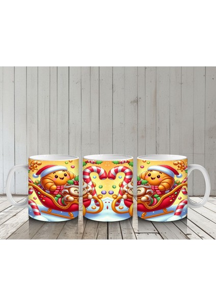 Çocuklara Sütü Sevdiren Şeker Kızaklı Tatlı Macera Desenli Kupa Bardak indirimleri