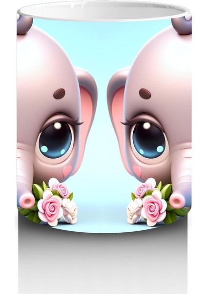 Çocuklara Sütü Sevdiren Şirin Fil Bebeği Kupa Bardak fiyatları