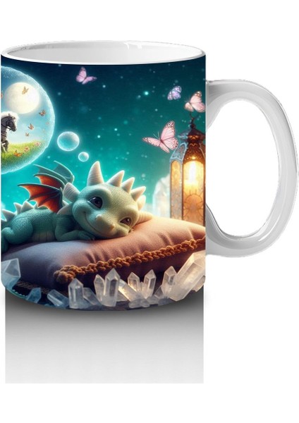 Çocuklara Sütü Sevdiren Ay Altında Uçan Cadılar Kupa Bardak modelleri