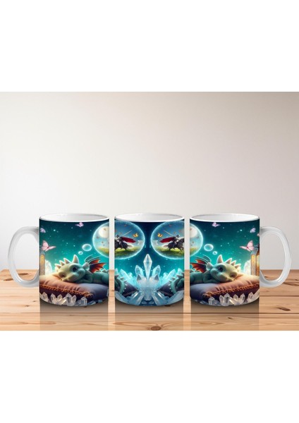 Çocuklara Sütü Sevdiren Ay Altında Uçan Cadılar Kupa Bardak fırsatları