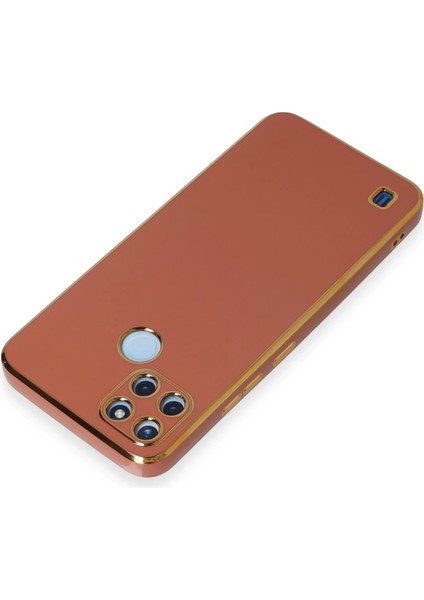 Realme C25Y Kılıf Volet Silikon - Kırmızı Arbkd modelleri