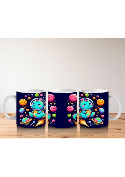 Çocuklara Sütü Sevdiren Uzay Keşif Kedisi Kupa Bardak fırsatları