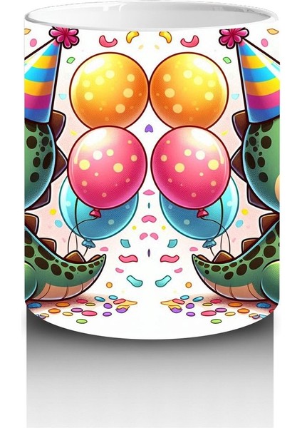 Çocuklara Sütü Sevdiren Parti Dinozoru Şenliği Kupa Bardak fiyatları