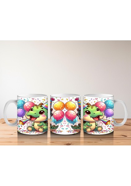 Çocuklara Sütü Sevdiren Parti Dinozoru Şenliği Kupa Bardak fırsatları