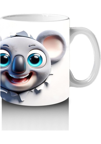 Çocuklara Sütü Sevdiren Şirin Koala Kupa Bardak modelleri