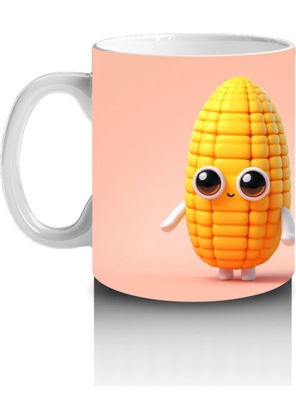 Çocuklara Sütü Sevdiren Sevimli Mısır Kahramanı Kupa Bardak