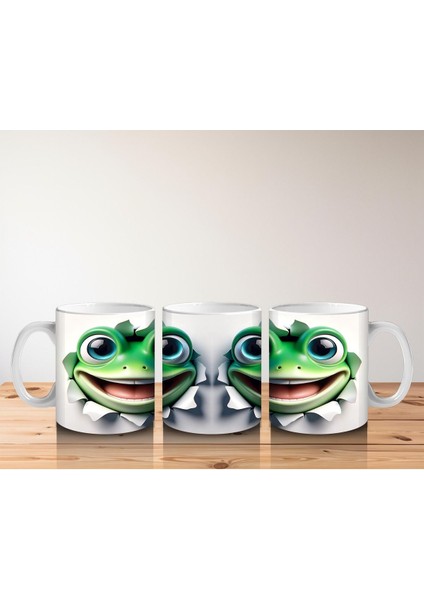 Çocuklara Sütü Sevdiren Neşeli Kurbağa Kupa Bardak fırsatları