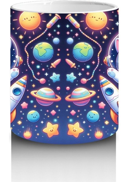 Çocuklara Sütü Sevdiren Astronot Kedi Kupa Bardak fiyatları