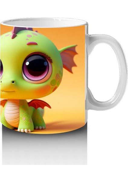 Çocuklara Sütü Sevdiren Minik Deniz Ejderhası Kupa Bardak modelleri