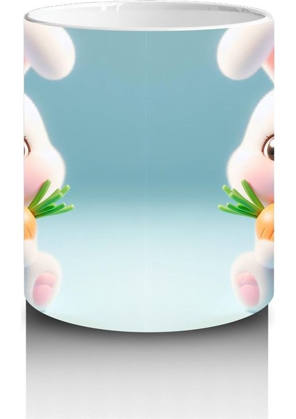 Çocuklara Sütü Sevdiren Havuçlu Mutlu Tavşan Kupa Bardak fiyatları