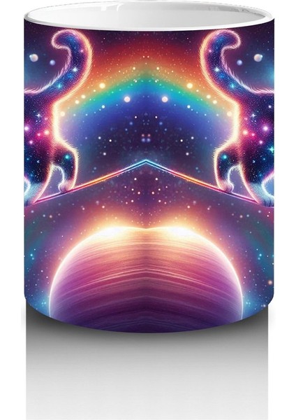 Çocuklara Sütü Sevdiren Kozmik Galaksi Kedileri Kupa Bardak fiyatları