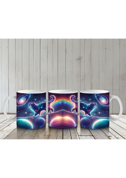 Çocuklara Sütü Sevdiren Kozmik Galaksi Kedileri Kupa Bardak indirimleri