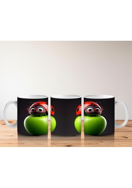 Çocuklara Sütü Sevdiren Uğur Böceği Elma Kupa Bardak fırsatları