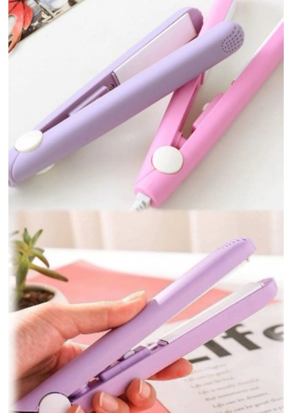 Hızlı Isınan Mini Seyahat Saç Düzleştirici, Güvenli ve Dayanıklı Beyaz Renk indirimleri