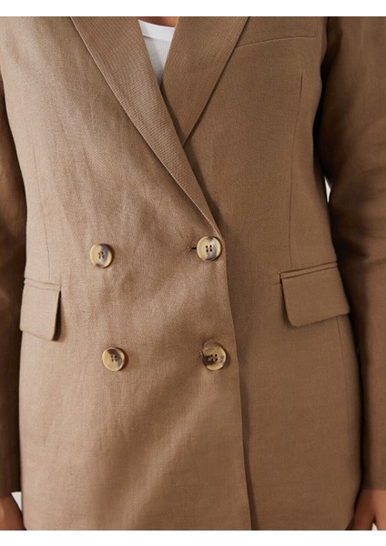 Yeni Sezon Keten Kadin Blazer Ceket - S5P707Z8 modelleri